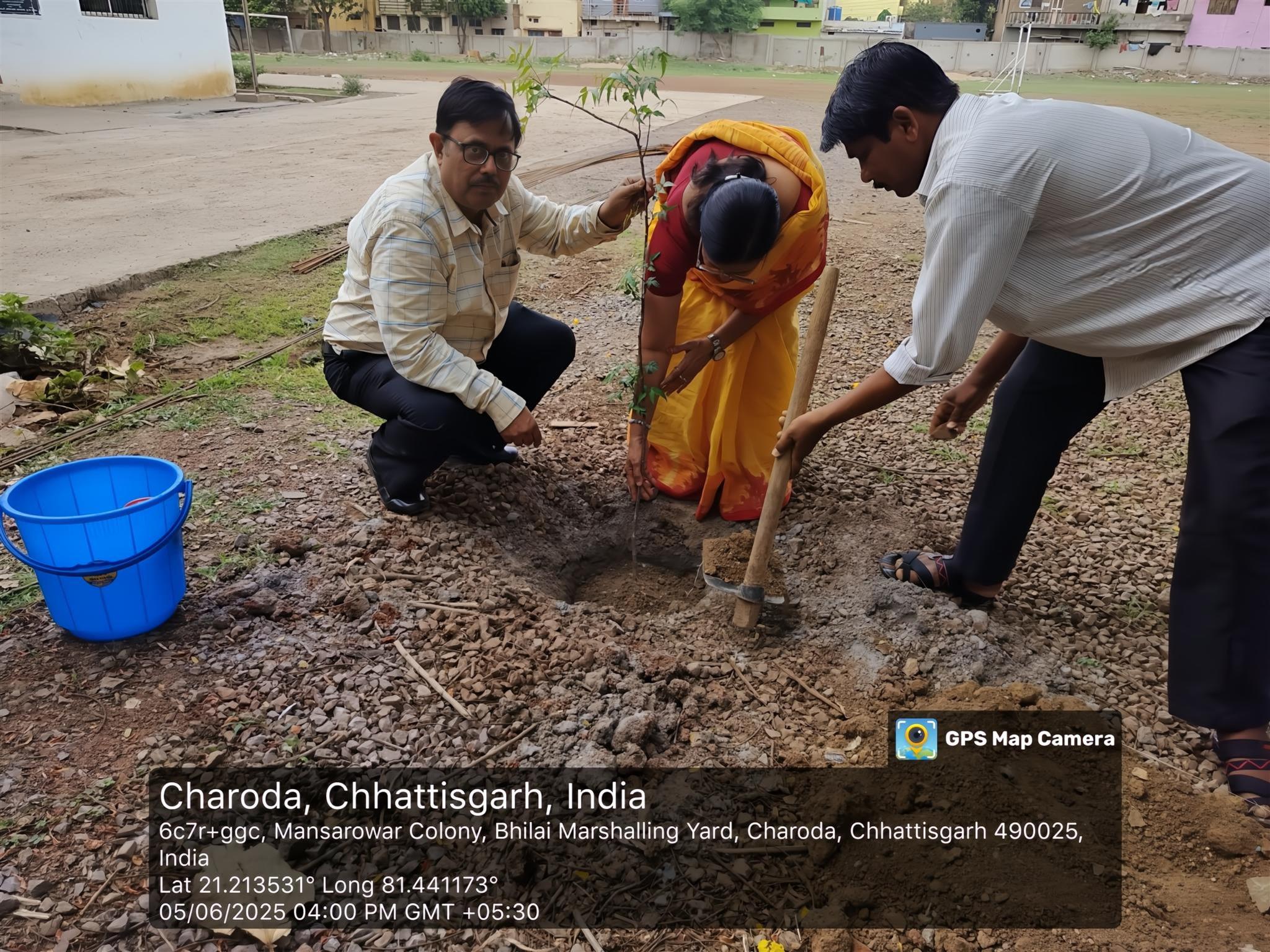 विश्व पर्यावरण दिवस पर पौधारोपण कार्यक्रम-Dr. Khubchand Baghel Govt. PG College, Bhilai 3 | Govt. College Bhilai 3 | Bhilai 3 College